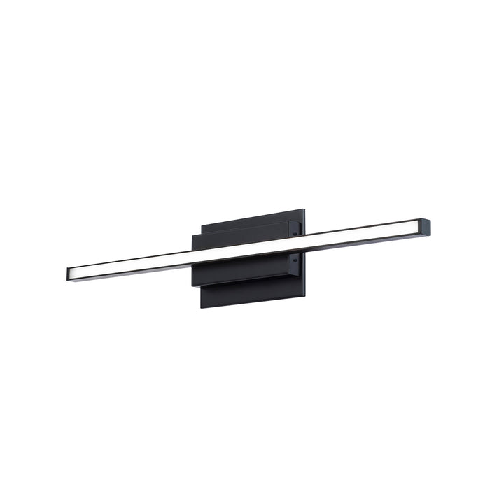 WAC Parallax WS-73124-BK Bath Vanity Light 2 in. wide - Black