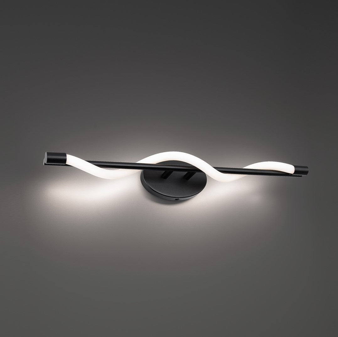 WAC Jasmine WS-77127-BK Bath Vanity Light 5 in. wide - Black