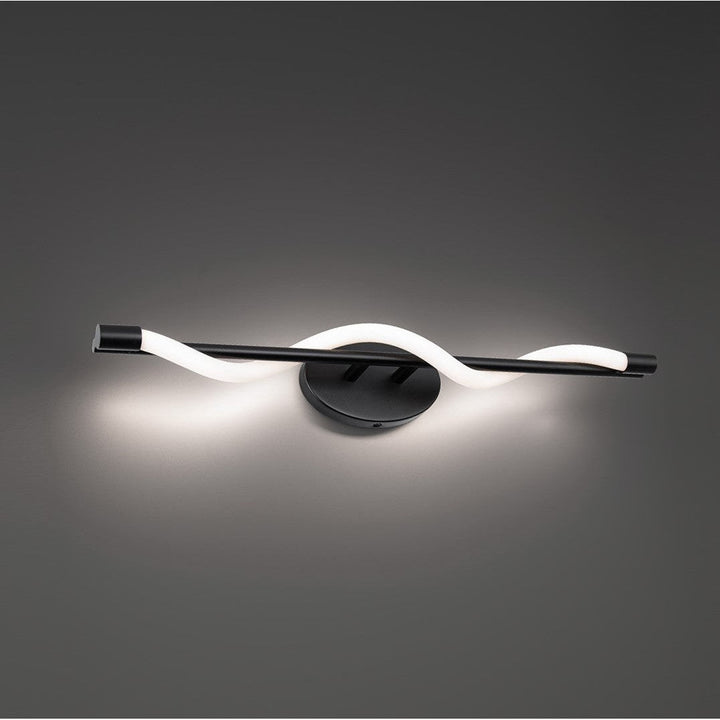WAC Jasmine WS-77127-BK Bath Vanity Light 5 in. wide - Black