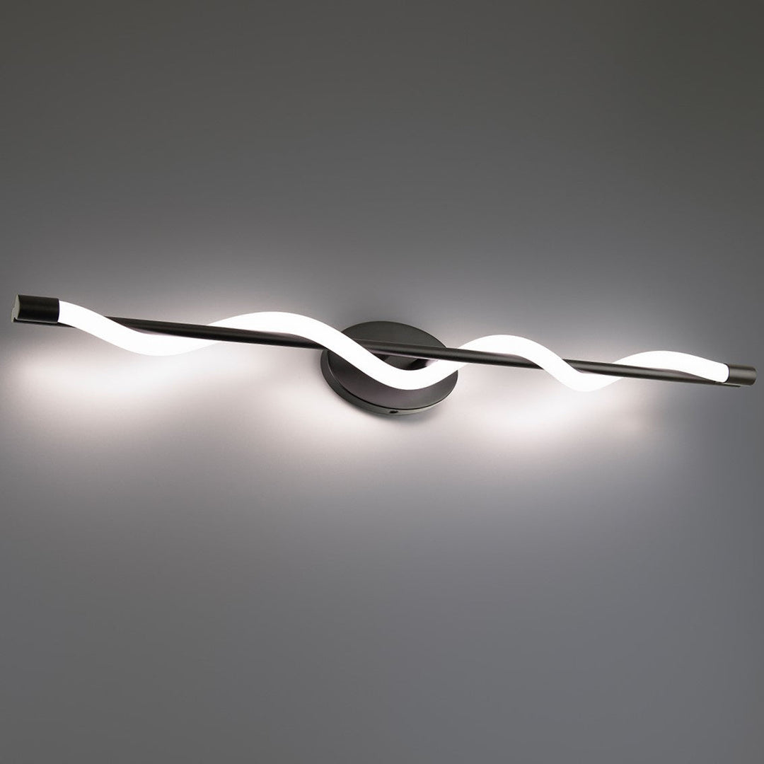 WAC Jasmine WS-77137-BK Bath Vanity Light 5 in. wide - Black