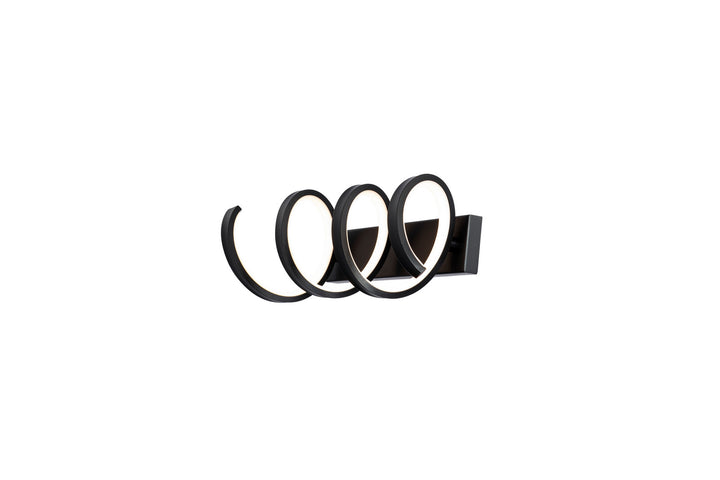 WAC Marques WS-83120-BK Bath Vanity Light 6 in. wide - Black
