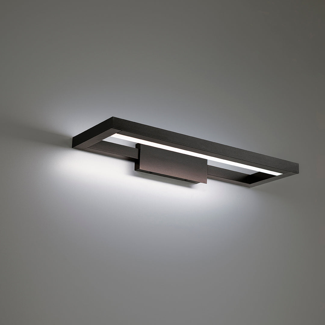 WAC View WS-89120-35-BK Bath Vanity Light 7 in. wide - Black