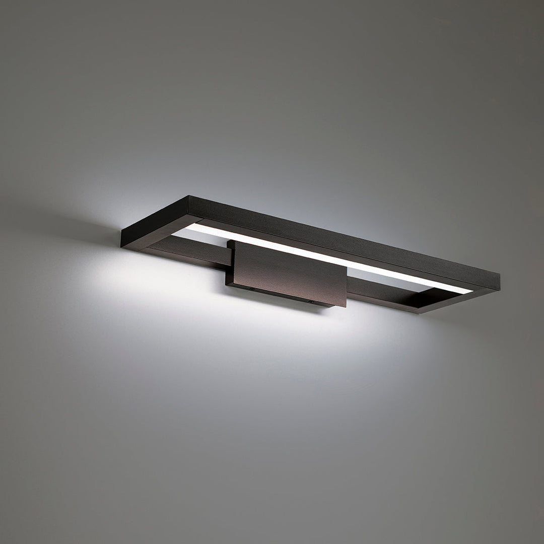 WAC View WS-89120-35-BK Bath Vanity Light 7 in. wide - Black