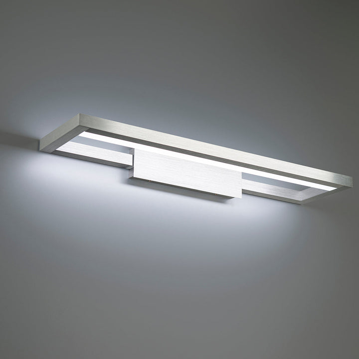 WAC View WS-89128-35-AL Bath Vanity Light 7 in. wide - Brushed Aluminum