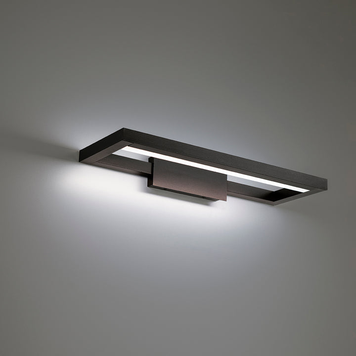 WAC View WS-89128-35-BK Bath Vanity Light 7 in. wide - Black