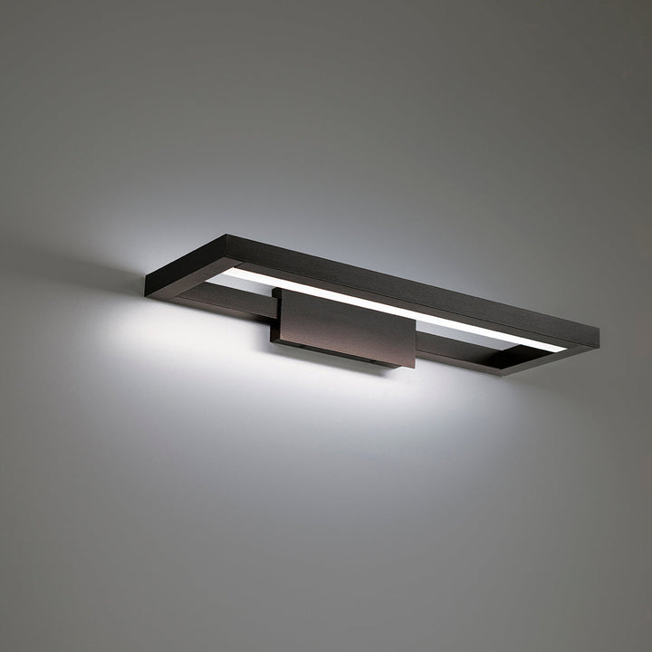 WAC View WS-89128-35-BK Bath Vanity Light 7 in. wide - Black