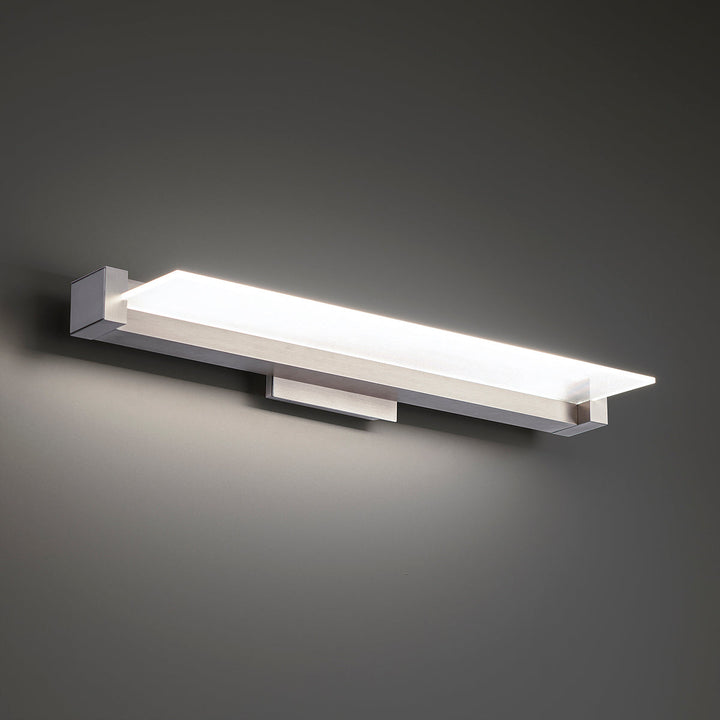 WAC Spectre WS-93120-BN Bath Vanity Light 6 in. wide - Brushed Nickel