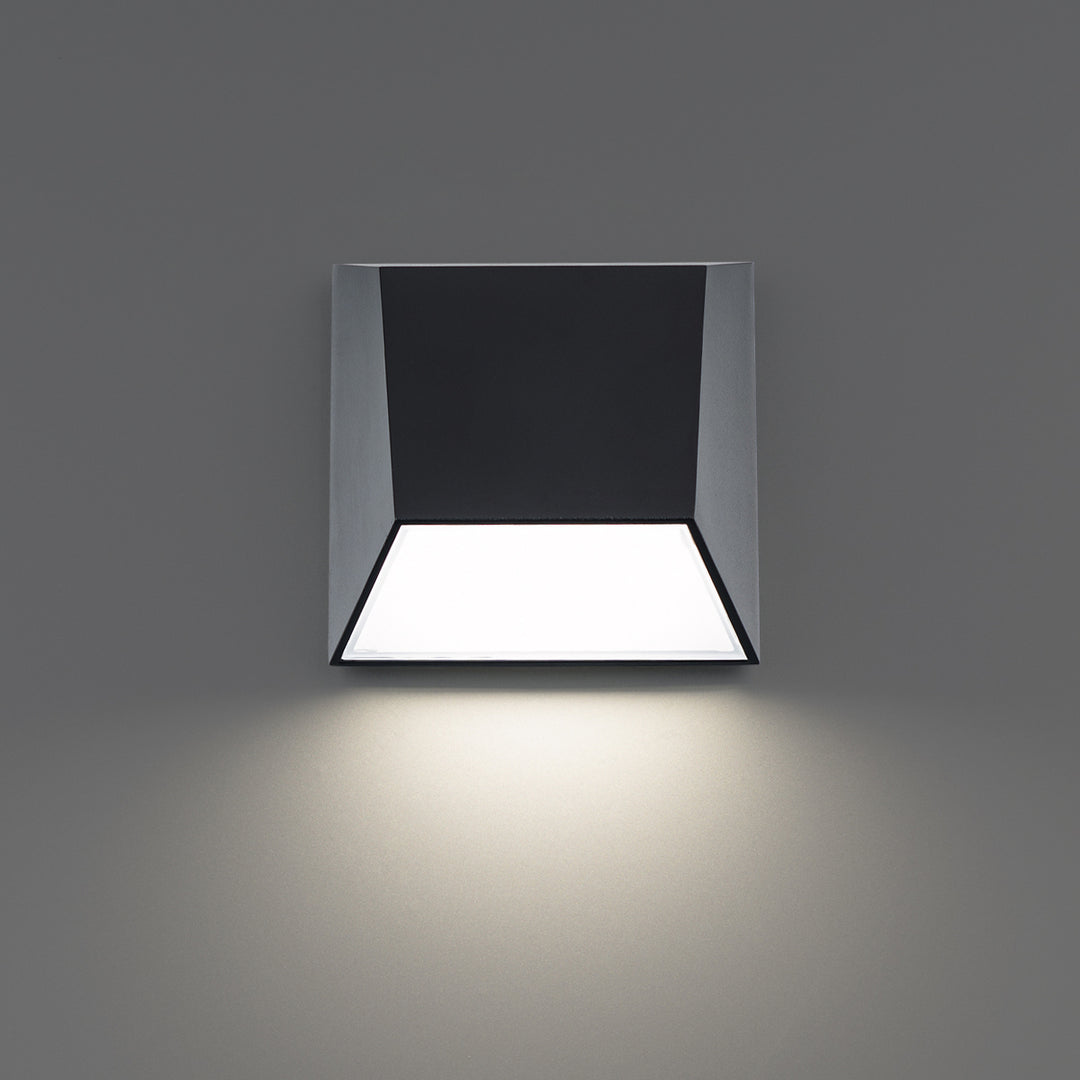 Wac Lighting WS-W27106-30-BK Modern Atlantis Outdoor Black
