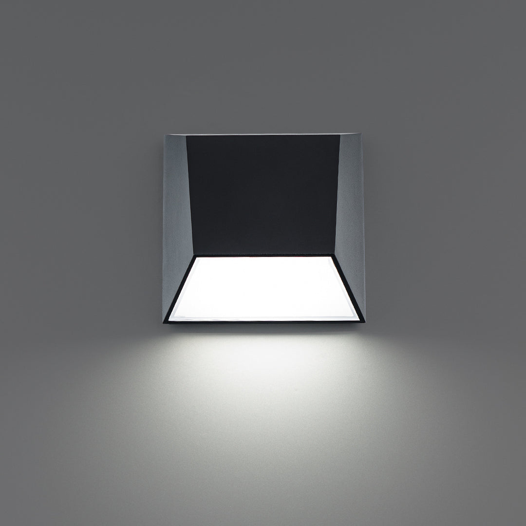 Wac Lighting WS-W27106-35-BK Modern Atlantis Outdoor Black