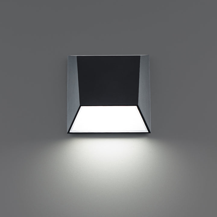 Wac Lighting WS-W27106-35-BK Modern Atlantis Outdoor Black
