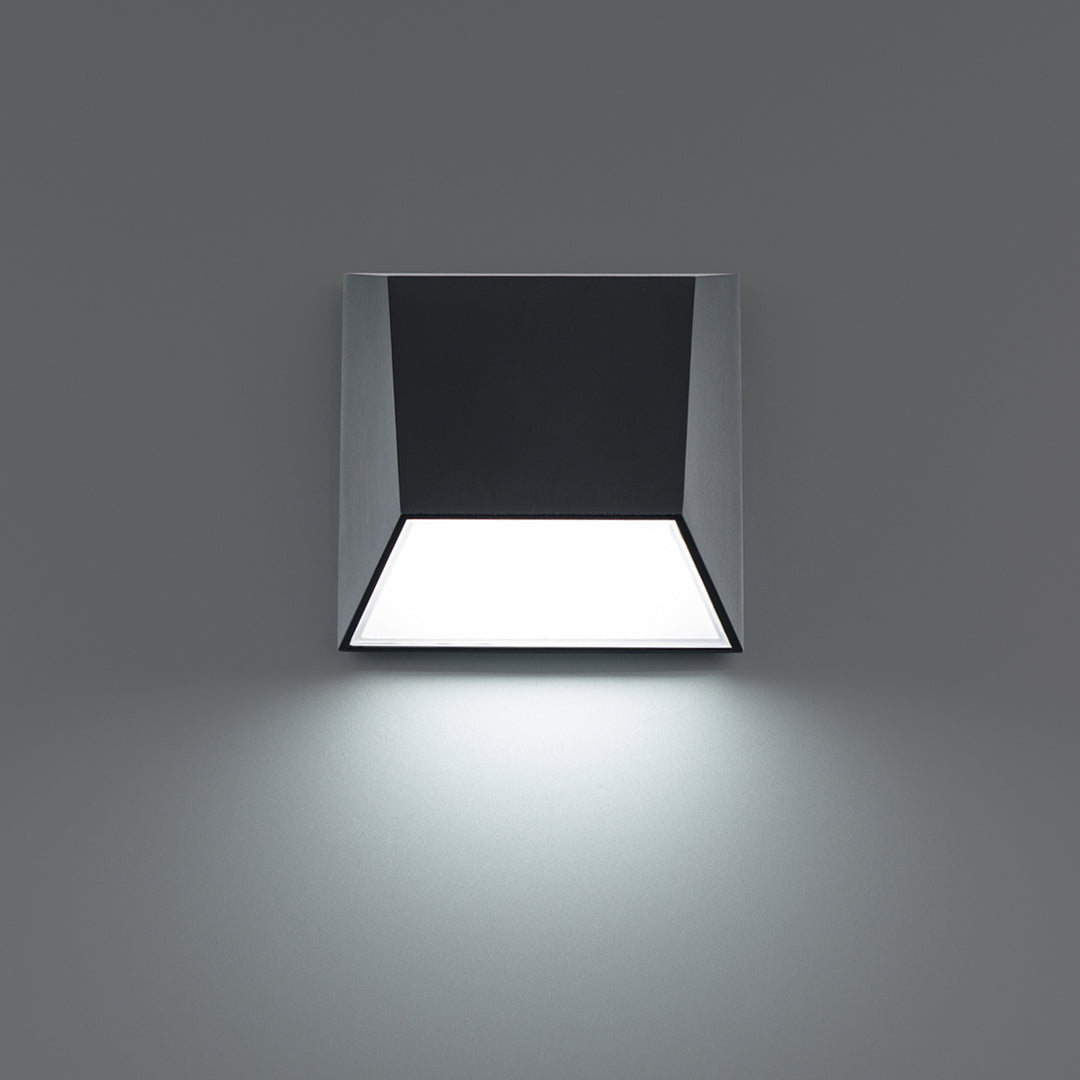 Wac Lighting WS-W27106-40-BK Modern Atlantis Outdoor Black
