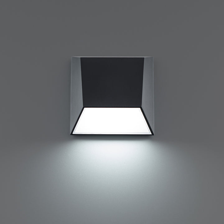 Wac Lighting WS-W27106-40-BK Modern Atlantis Outdoor Black