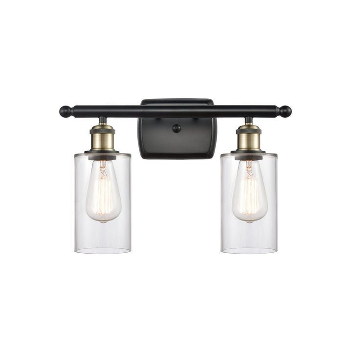 Innovations Ballston 516-2W-BAB-G802 Bath Vanity Light 16 in. wide - Black Antique Brass