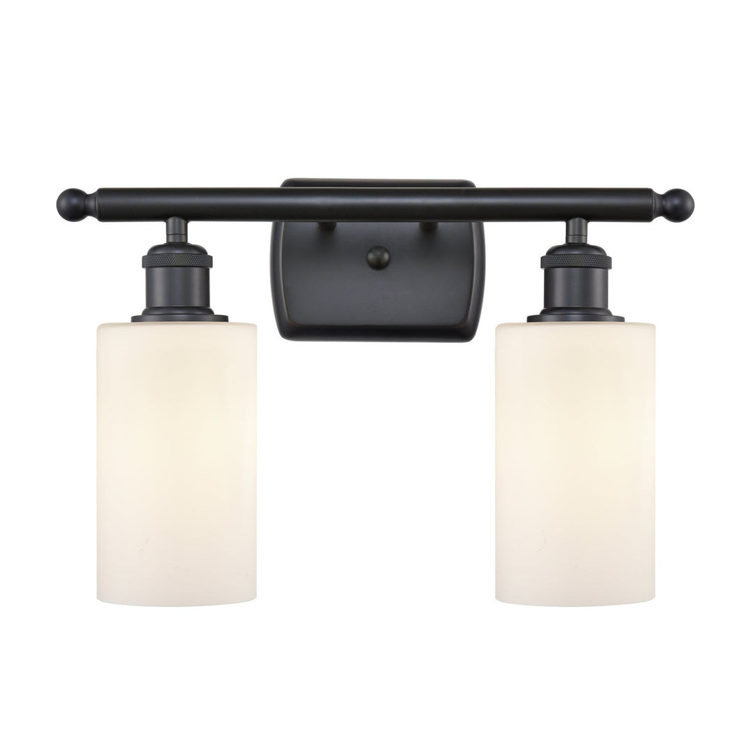 Innovations Ballston 516-2W-BK-G801 Bath Vanity Light 16 in. wide - Matte Black