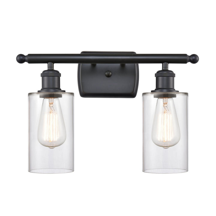 Innovations Ballston 516-2W-BK-G802 Bath Vanity Light 16 in. wide - Matte Black