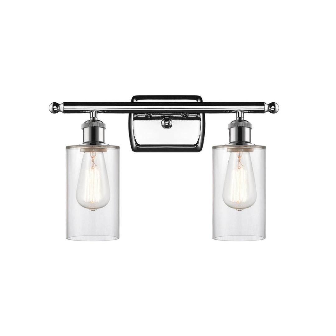 Innovations Ballston 516-2W-PC-G802 Bath Vanity Light 16 in. wide - Polished Chrome