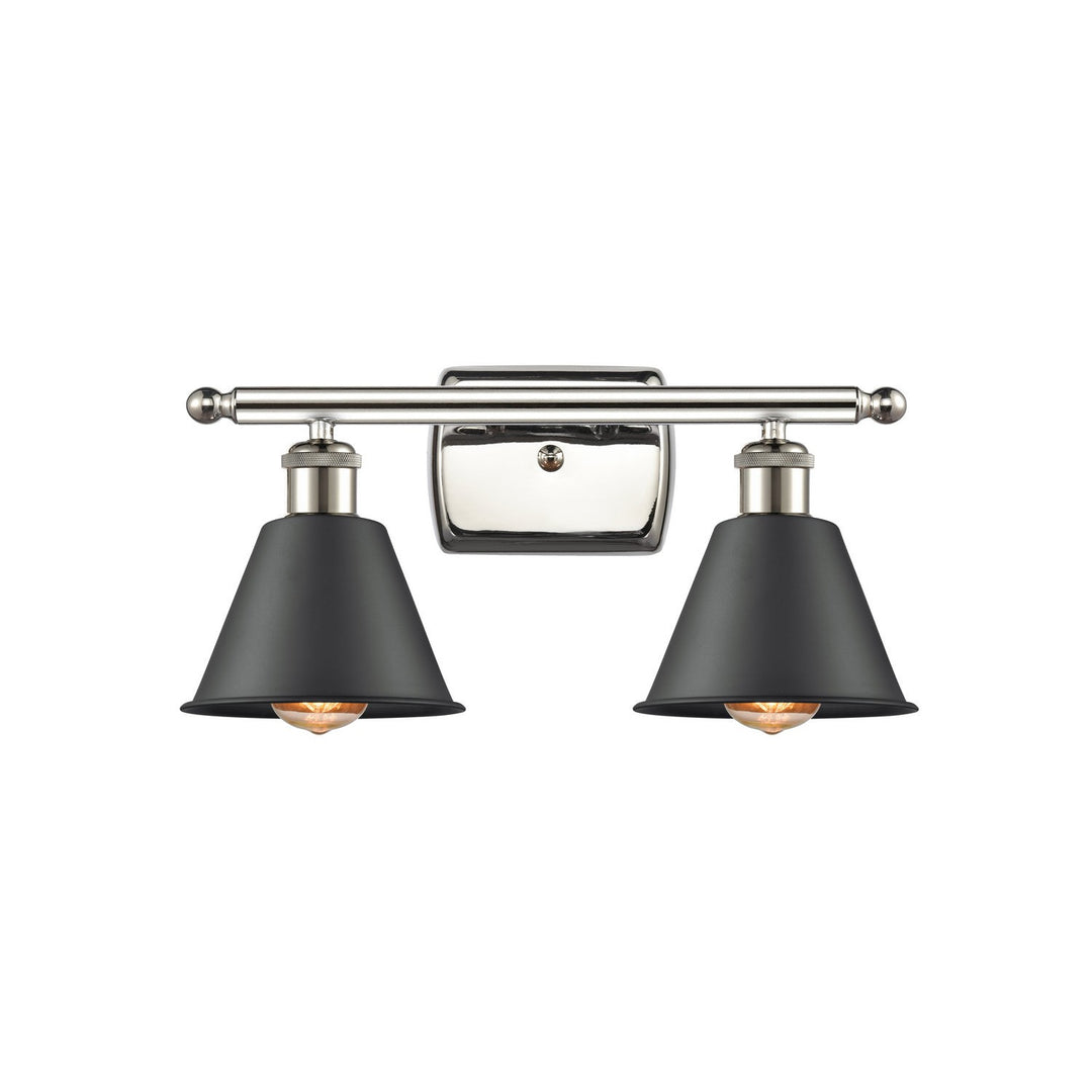 Innovations Ballston 516-2W-PN-M8 Bath Vanity Light 16 in. wide - Polished Nickel