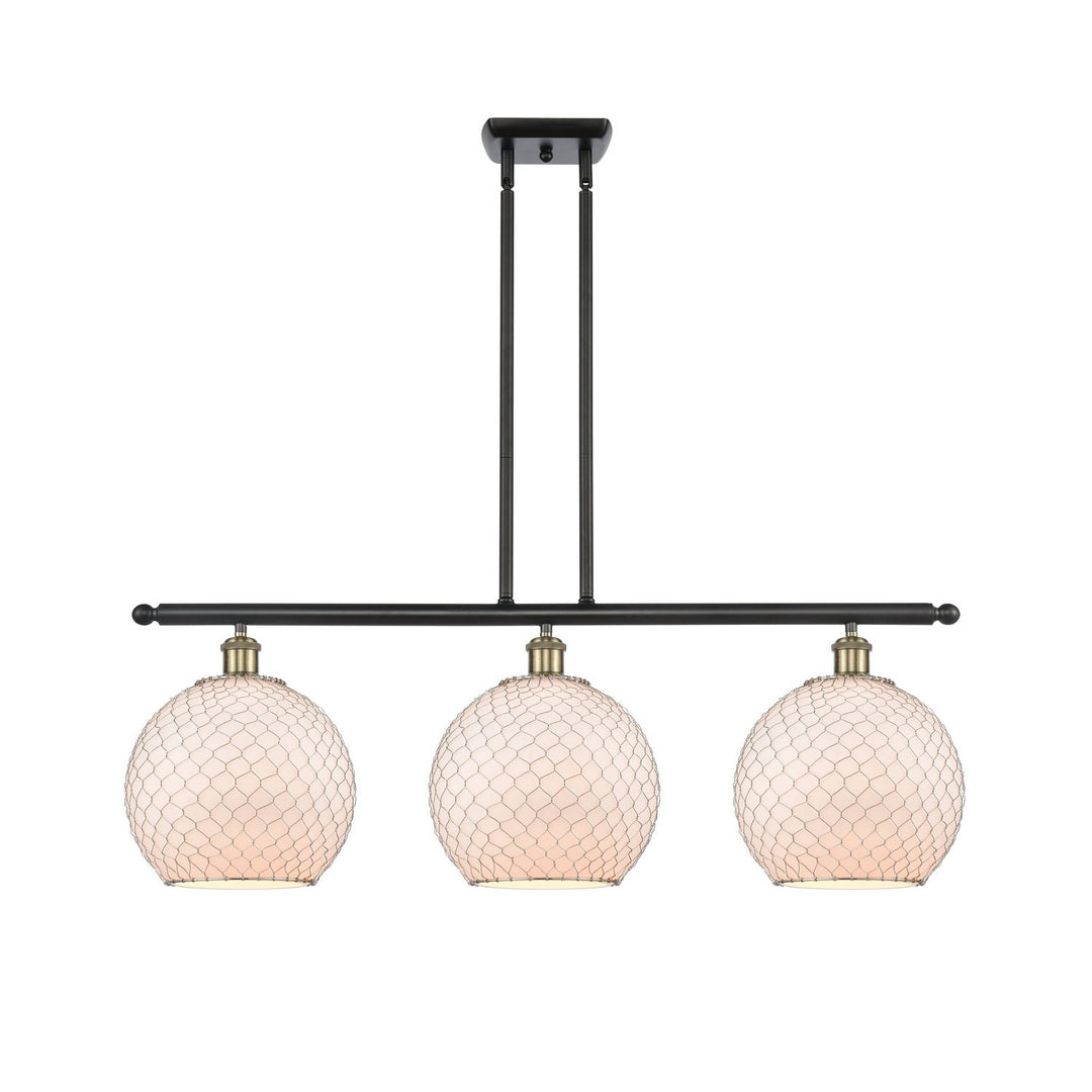 Innovations Ballston 516-3I-BAB-G121-10CSN-LED Pendant Light - Black Antique Brass