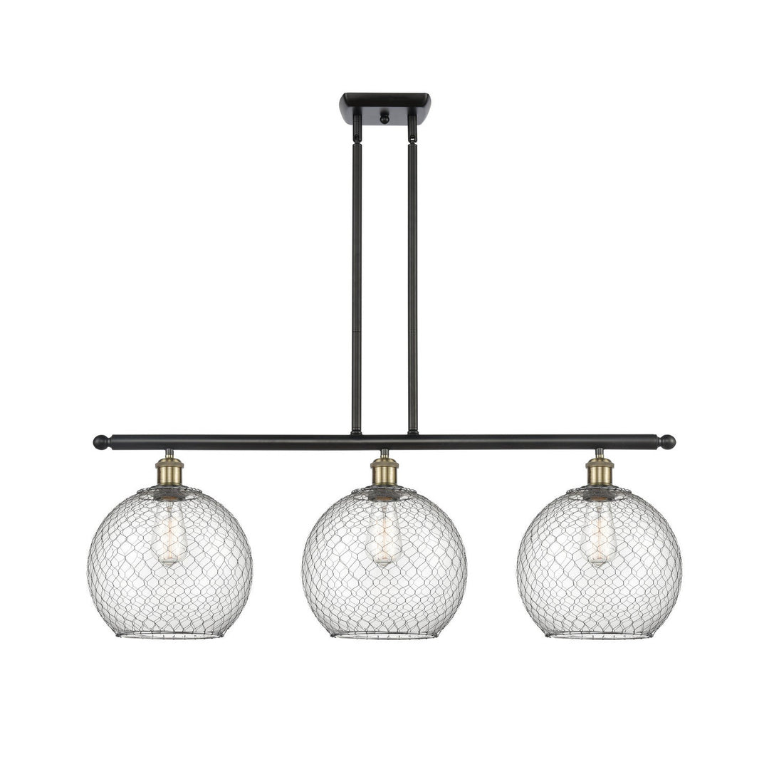 Innovations Ballston 516-3I-BAB-G122-10CSN-LED Pendant Light - Black Antique Brass