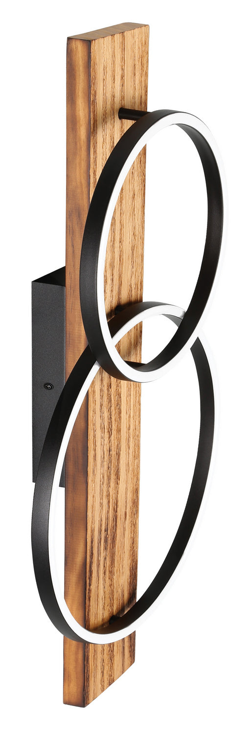 Eglo Boyal 99408A Wall Sconce Light - Brushed Pine Wood