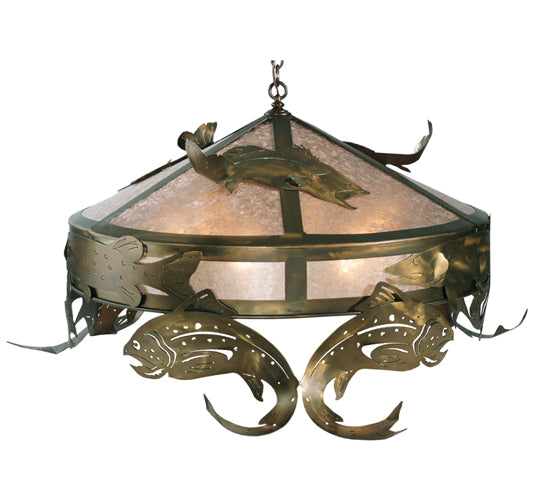 Meyda Tiffany Catch Of The Day 111957 Pendant Light - Antique Copper