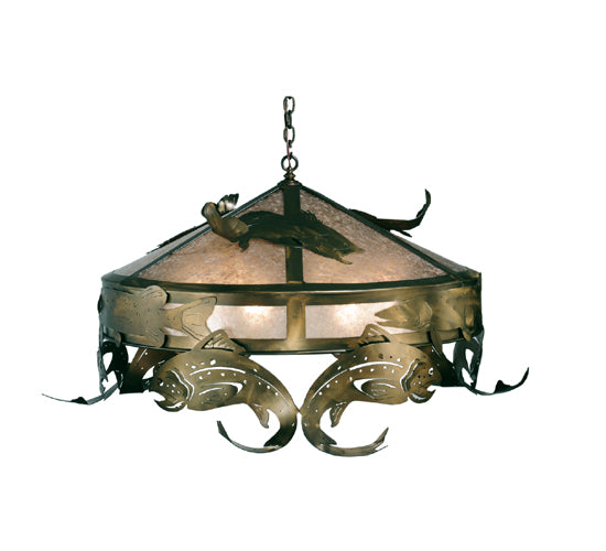 Meyda Tiffany Catch Of The Day 111957 Pendant Light - Antique Copper