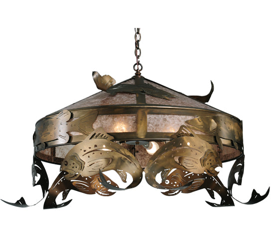 Meyda Tiffany Catch Of The Day 111957 Pendant Light - Antique Copper