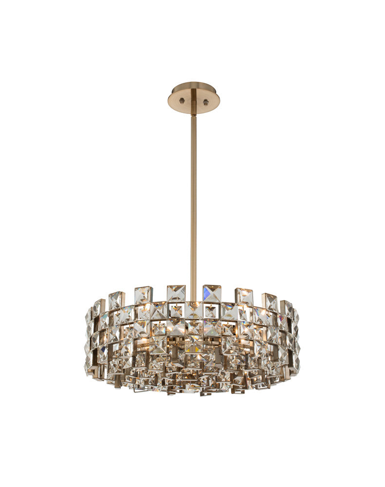 Allegri Piazze 036655-038-FR001 Chandelier Light - Brushed Champagne Gold