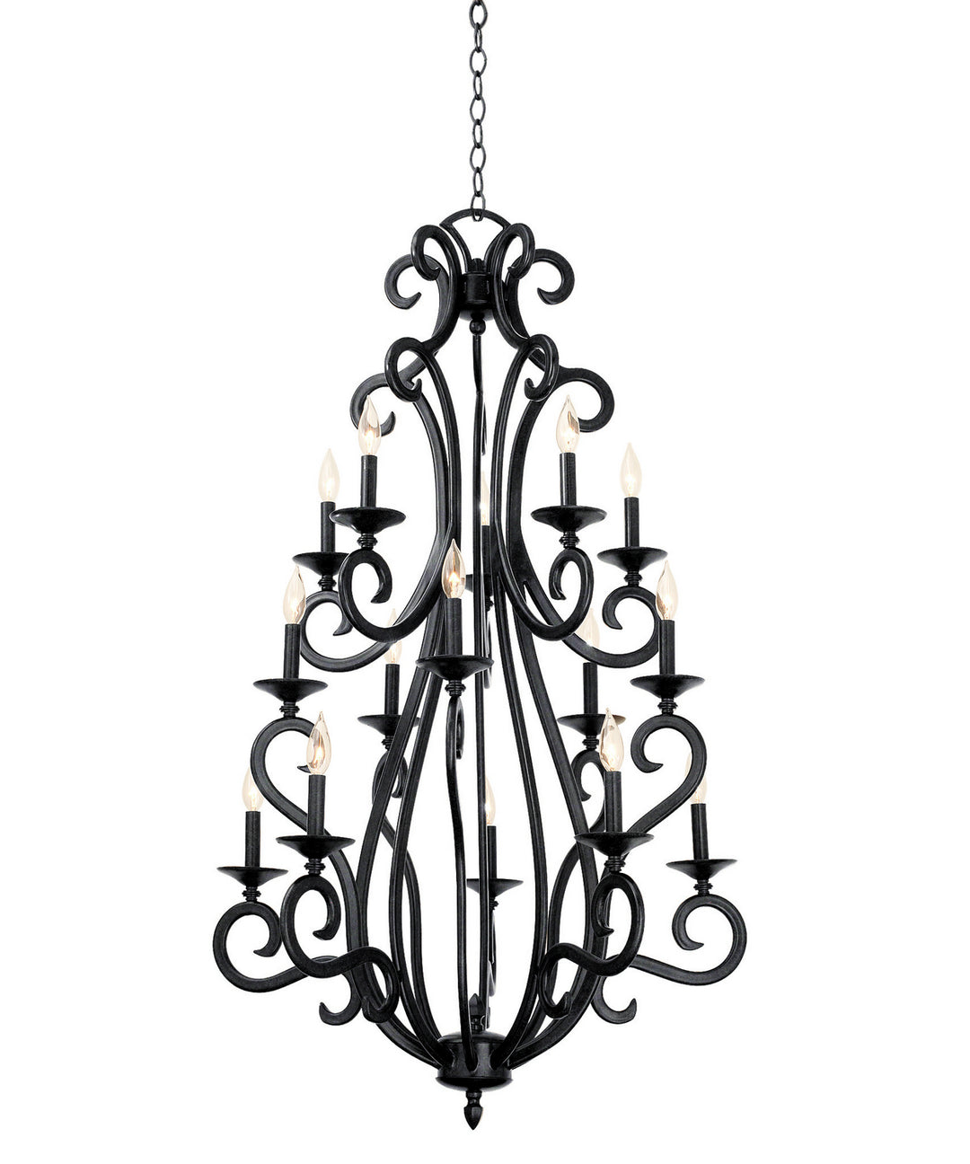 Kalco Santa Barbara 3164TO Chandelier Light - Tortoise Shell