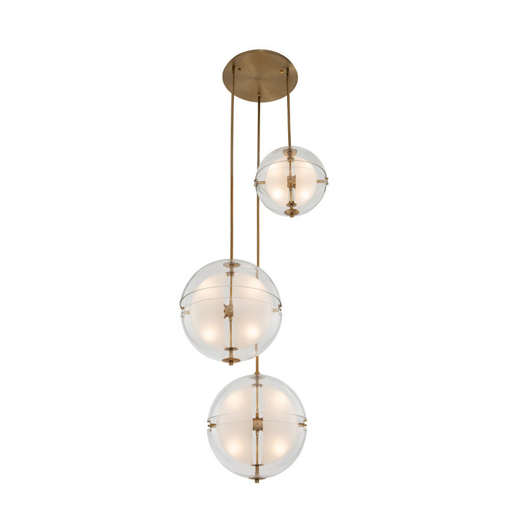 Kalco Sussex 509757WB Pendant Light - Winter Brass