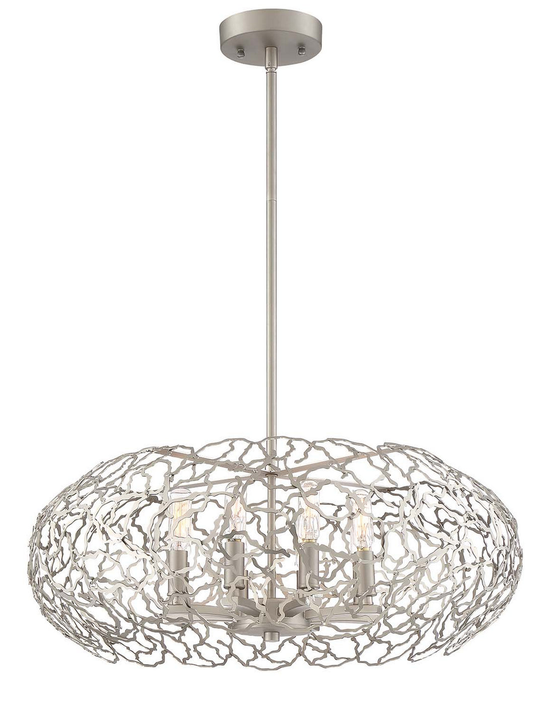 Zeev Helios CD10030-8-SN Chandelier Light - Satin Nickel