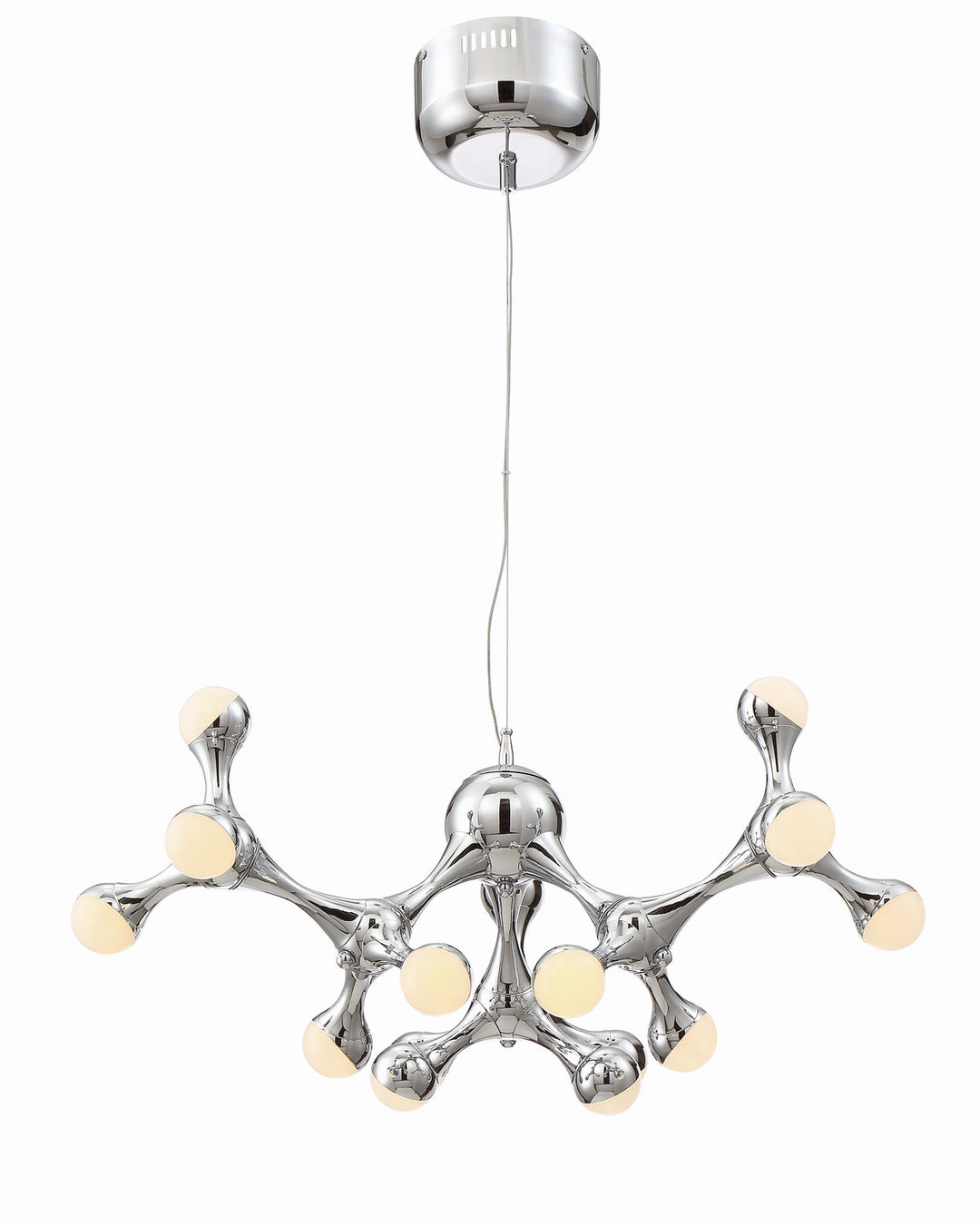 Zeev Molecule CD10196-LED-CH Chandelier Light - Chrome