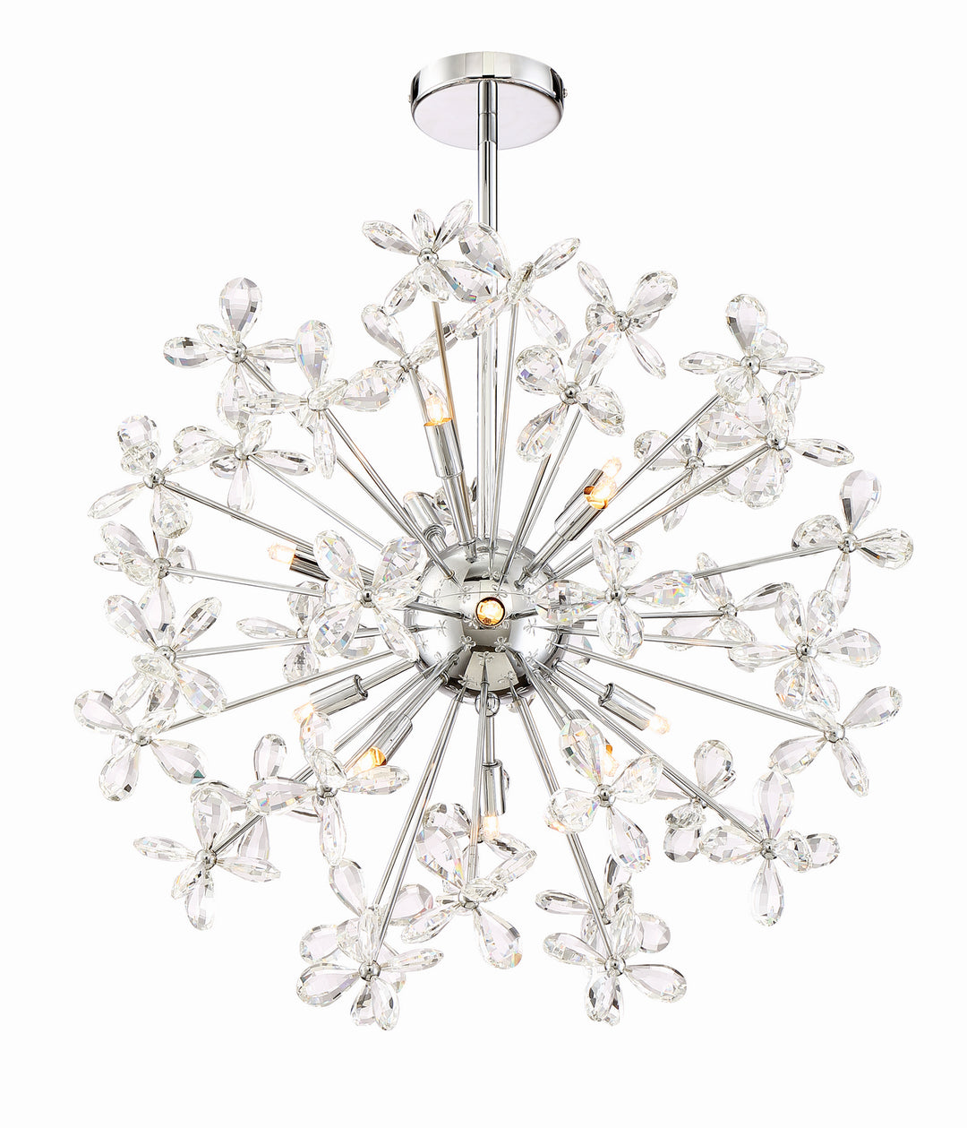 Zeev Adelle CD10206-12-CH Chandelier Light - Chrome