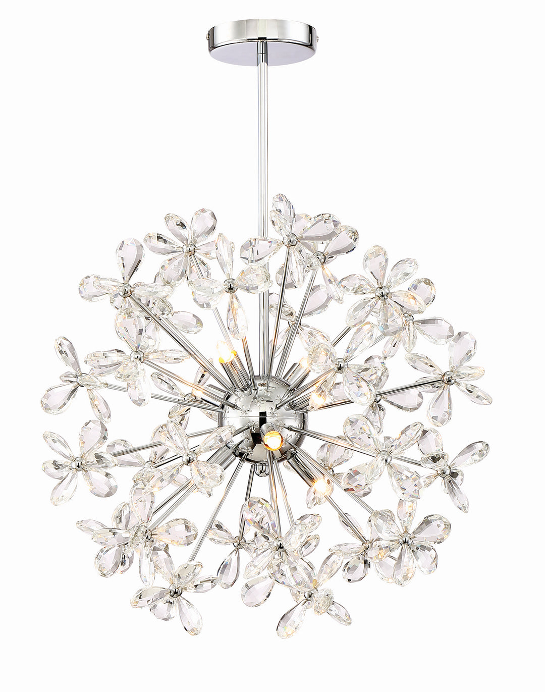 Zeev Adelle CD10207-8-CH Chandelier Light - Chrome