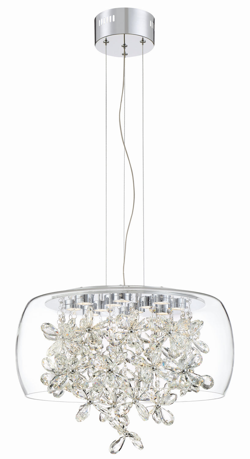 Zeev Destiny CD10245-LED-CH Pendant Light - Chrome