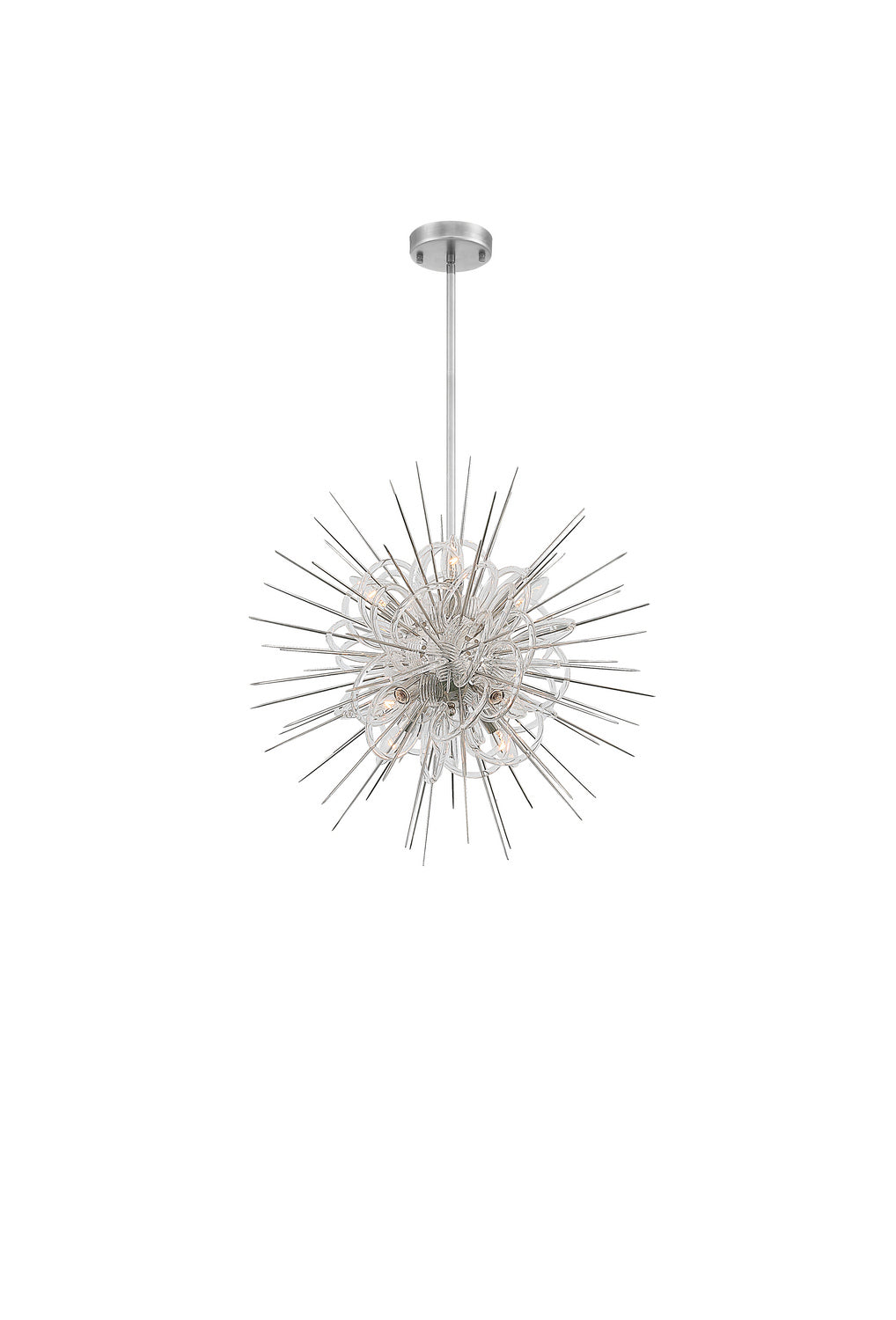 Zeev Flare CD10267-8-PN Chandelier Light - Polished Nickel