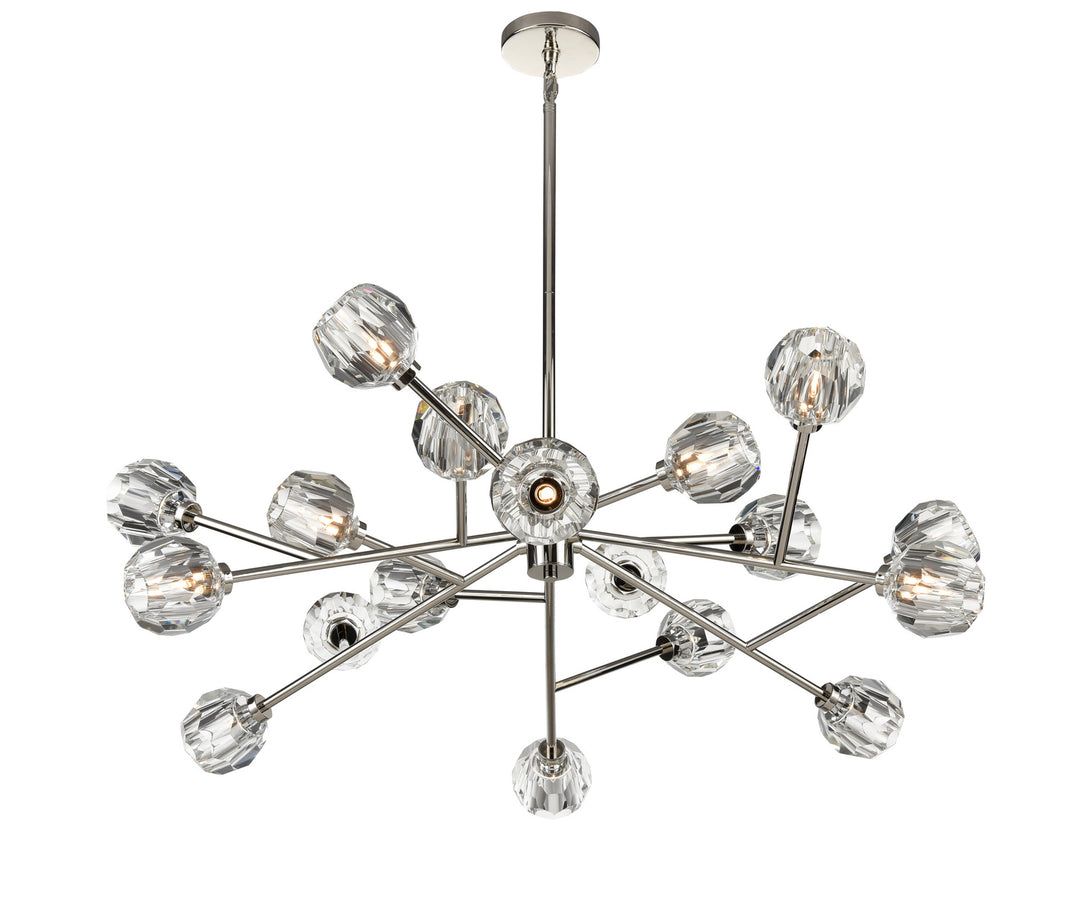 Zeev Parisian CD10308-18-PN Chandelier Light - Polished Nickel