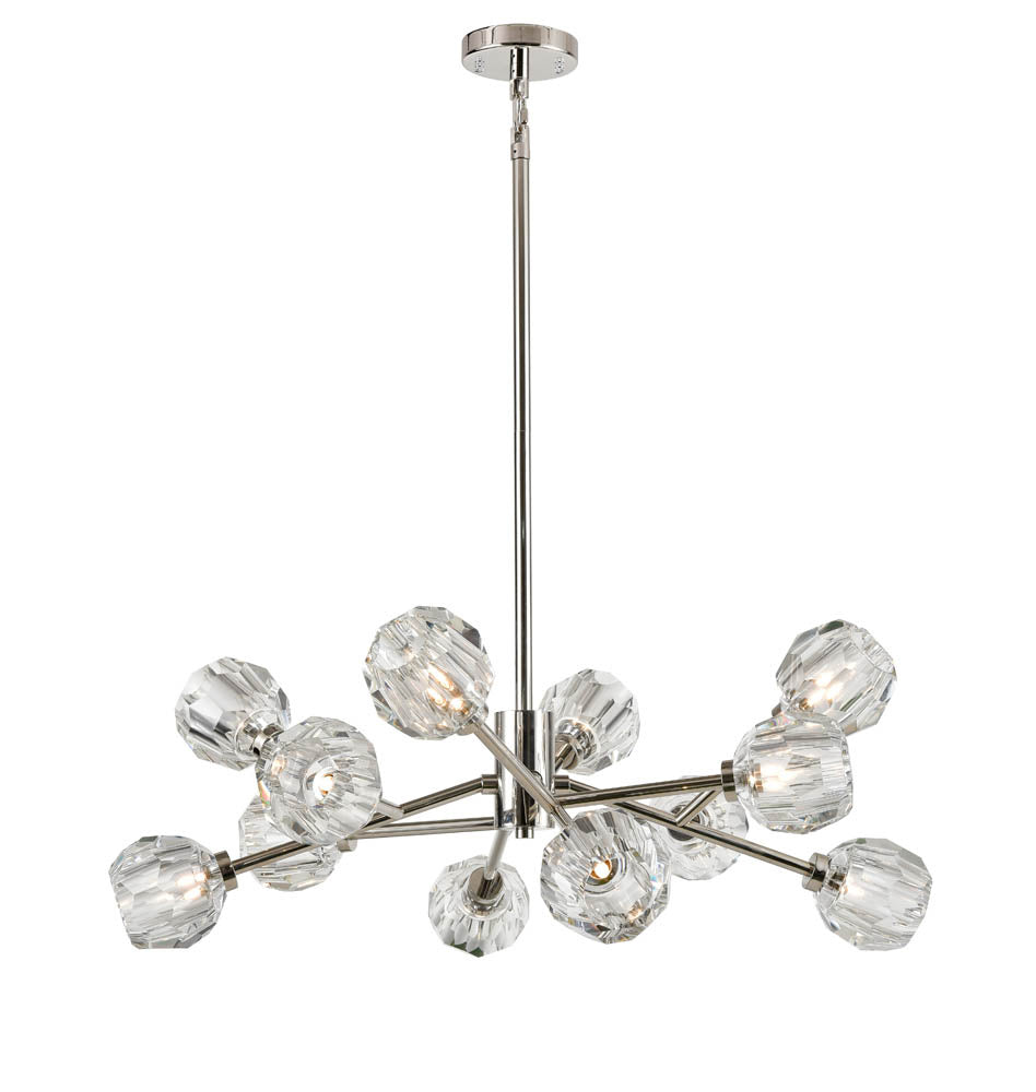 Zeev Parisian CD10310-12-PN Chandelier Light - Polished Nickel