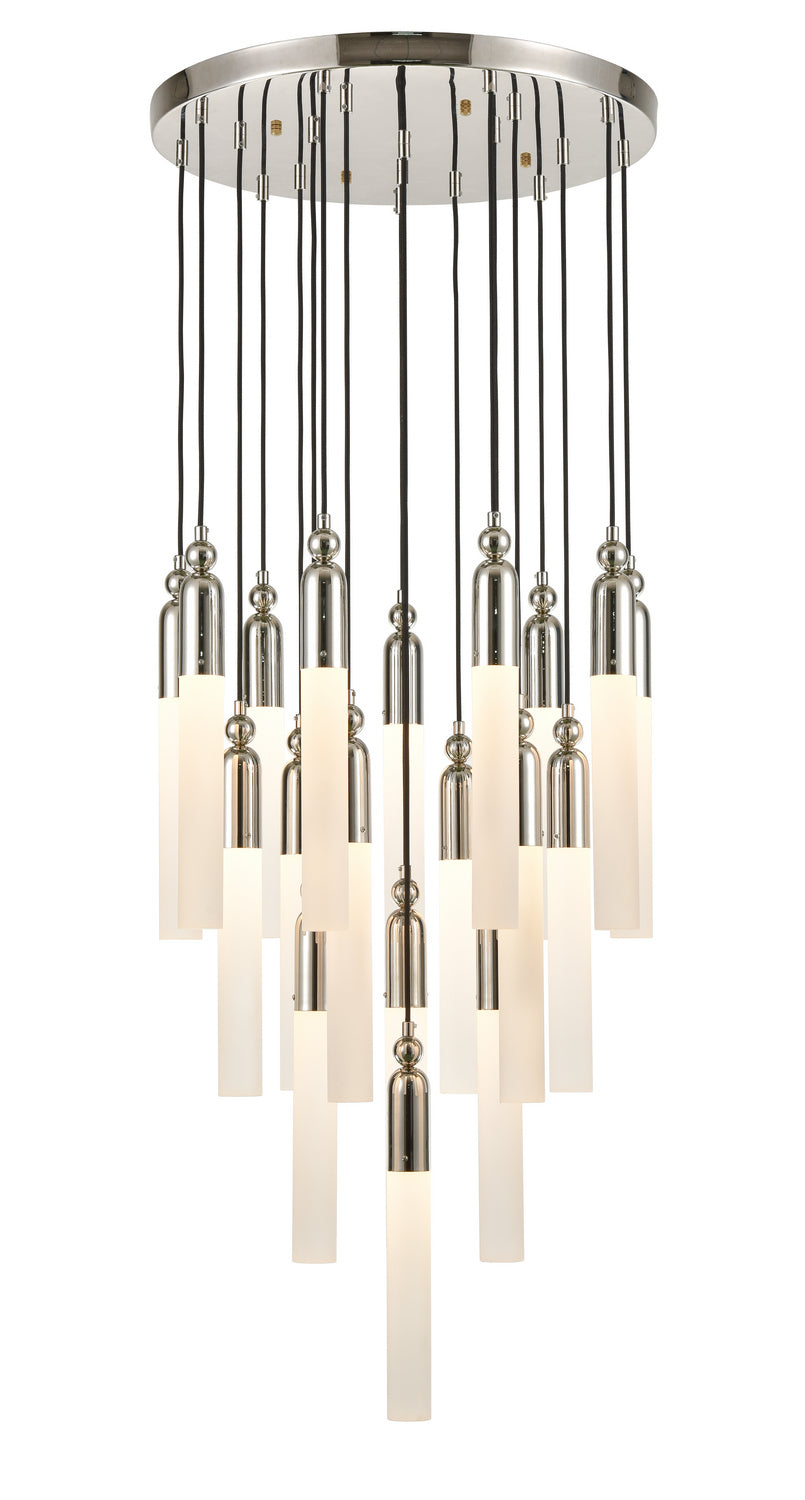 Zeev Fusion CD10321-19-PN Chandelier Light - Polished Nickel