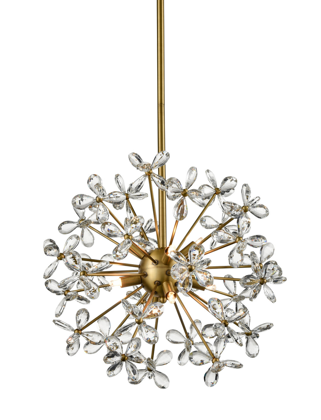 Zeev Adelle CD10336-8-AGB Chandelier Light - Aged Brass