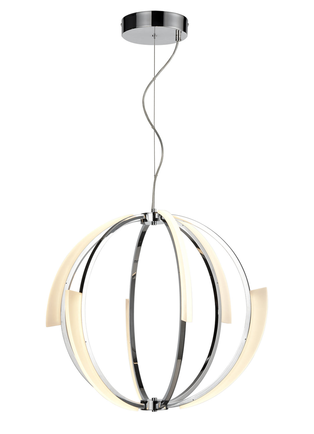 Zeev Moonlight CD10351-LED-CH Chandelier Light - Chrome