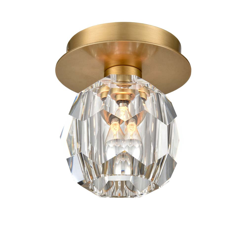 Zeev Parisian FM60051-1-AGB Ceiling Light - Aged Brass