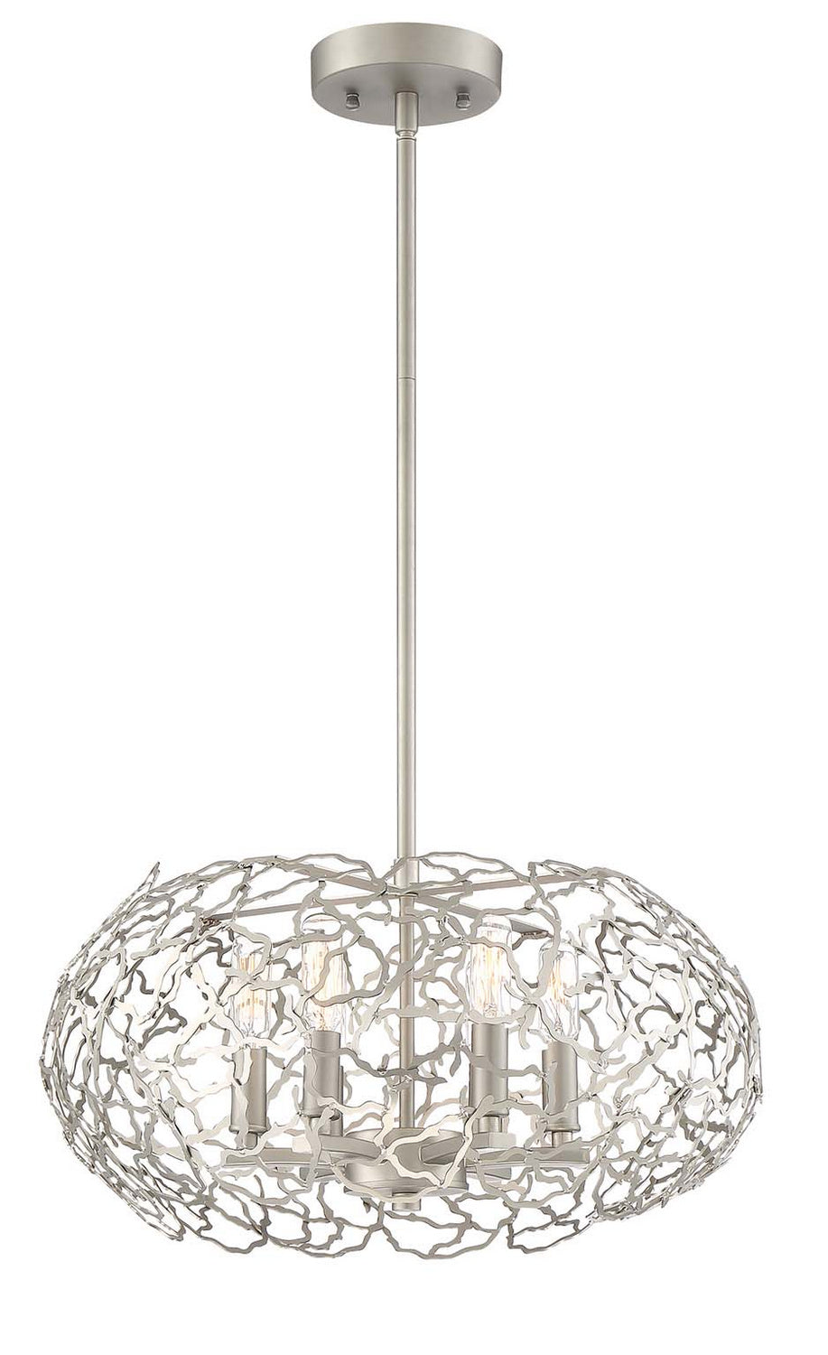 Zeev Helios P30039-6-SN Chandelier Light - Satin Nickel