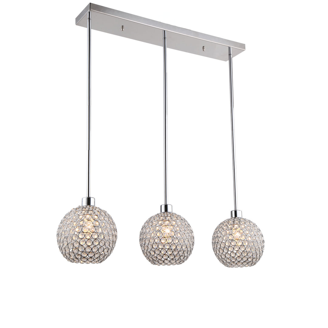 Zeev Kent P30067-3-CH Pendant Light - Chrome