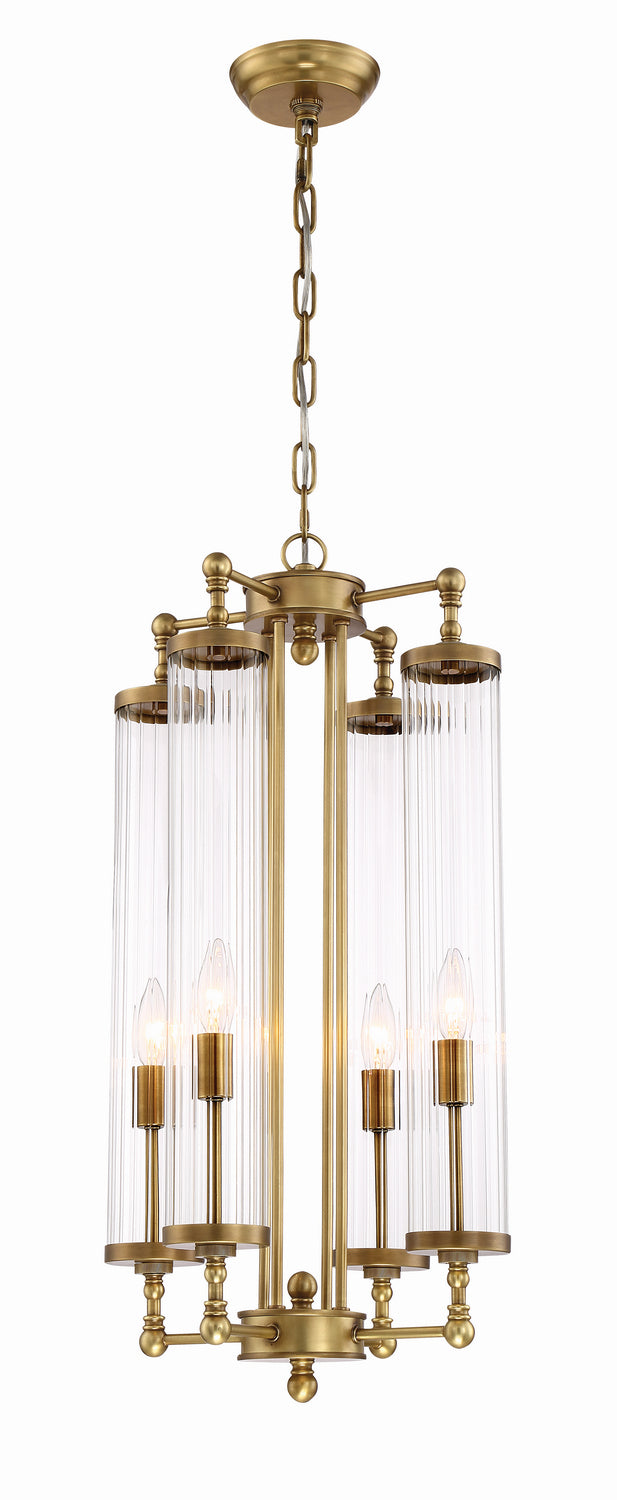 Zeev Regis P30068-4-AGB Pendant Light - Aged Brass