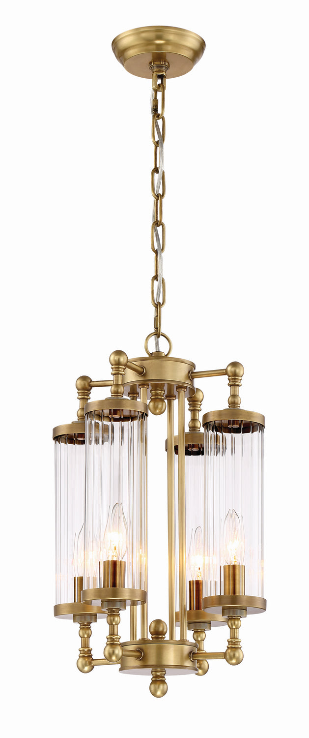 Zeev Regis P30070-4-AGB Pendant Light - Aged Brass