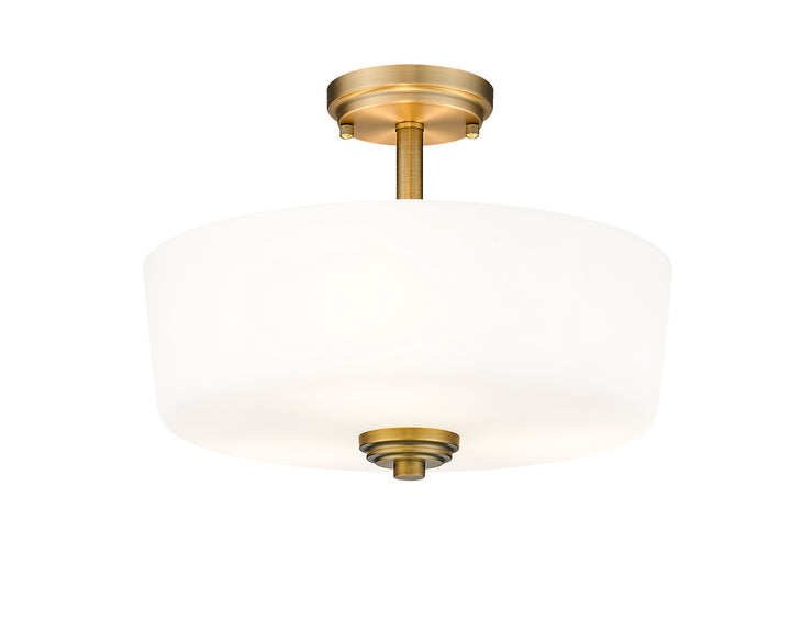 Z-Lite Arlington 220SF3-HBR Ceiling Light - Heritage Brass