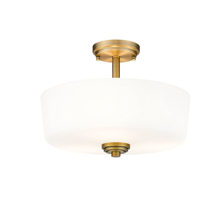 Z-Lite Arlington 220SF3-HBR Ceiling Light - Heritage Brass