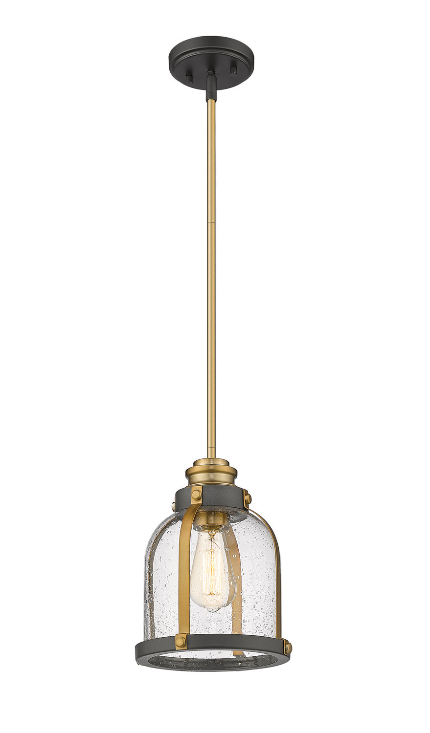 Z-Lite Burren 337MP-BRZ+HB Pendant Light - Bronze / Brass