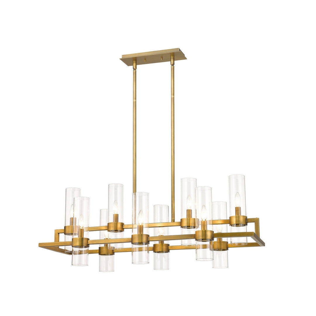 Z-Lite Datus 4008-10RB Pendant Light - Rubbed Brass